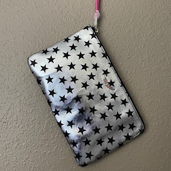 Zadig & Voltaire Uma Stars Circus Wristlet Silver - Picture 6 of 11